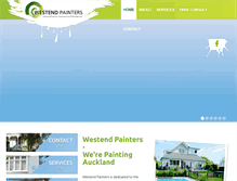 Tablet Screenshot of housepainterauckland.co.nz